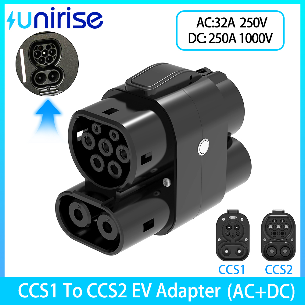 Ccs2 To Ccs1 Fast Charge Adapter 250Kw - Adaptateur CCS1 vers CCS2 pour véhicules