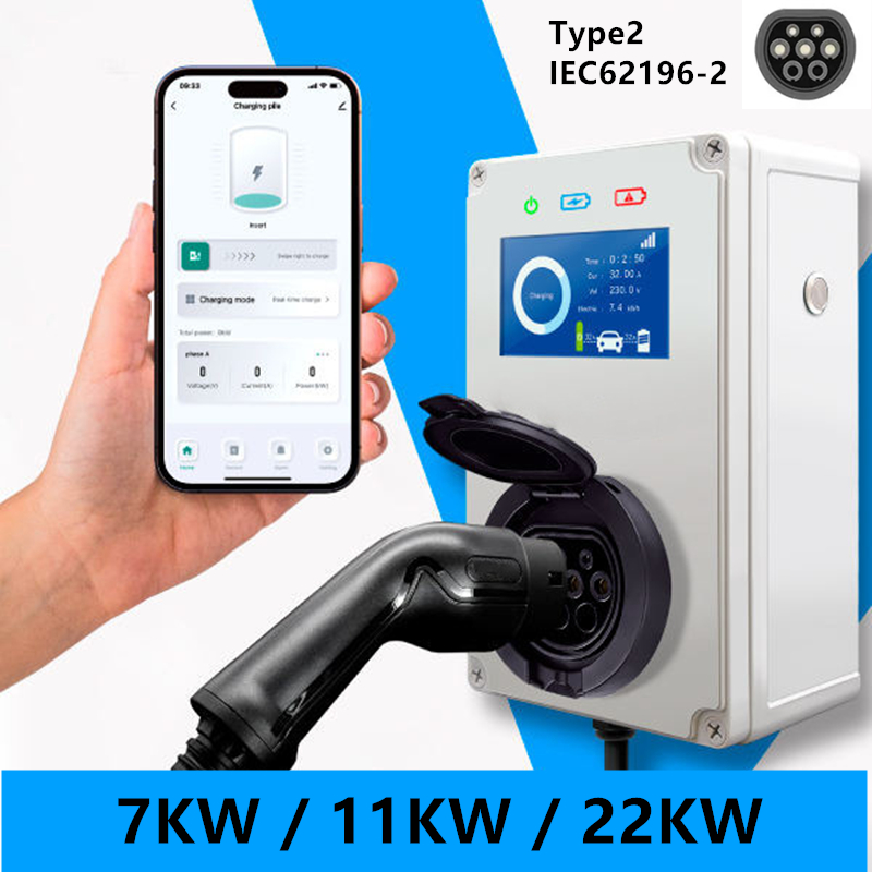 Wallbox Ev - Chargeur EV de type 2, 32A,