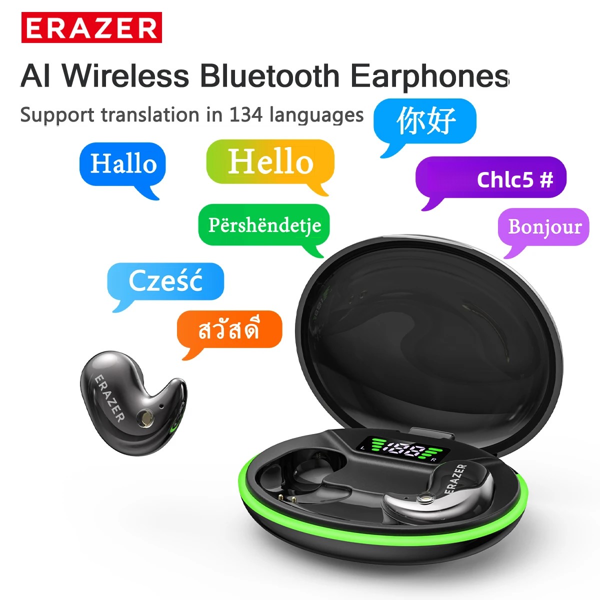 Type 2 Charger - Écouteurs intra-auriculaires Bluetooth EARZER XF58 avec