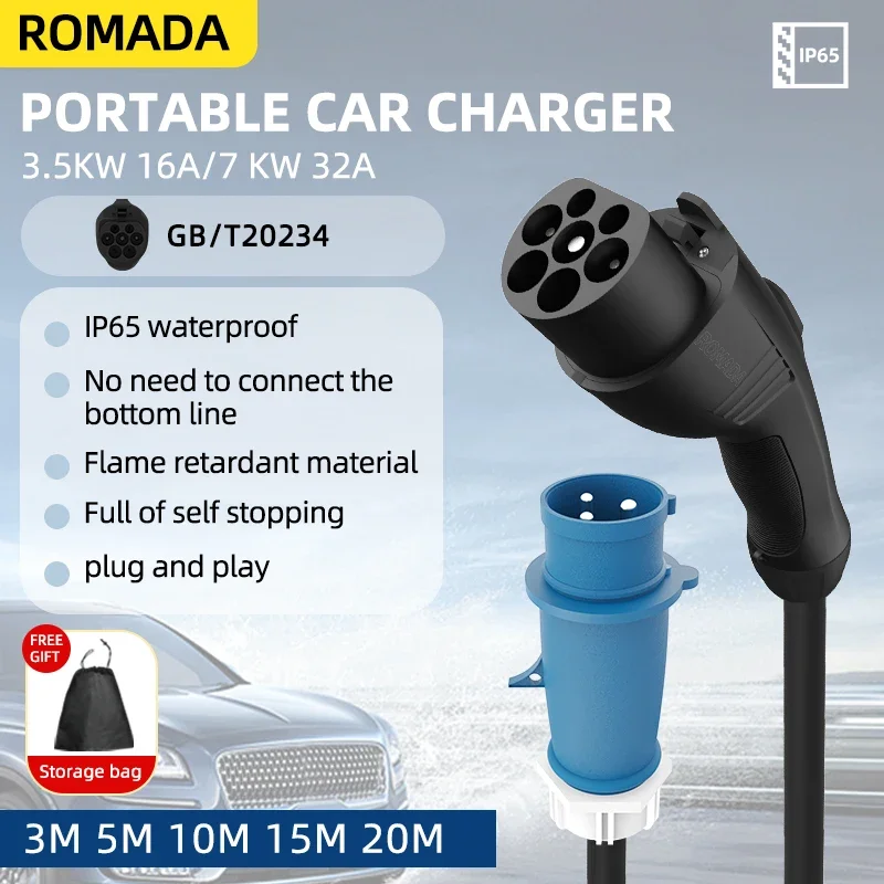 Chargeur Portable pour véhicul - Ev Charger Adapter avis et prix